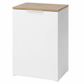 Commode Moderne Blanche avec Étagère pour Rangement Compact