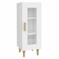Buffet Armoire de Rangement Intérieur Blanc en Bois