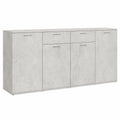 Buffet moderne en bois d'ingénierie gris