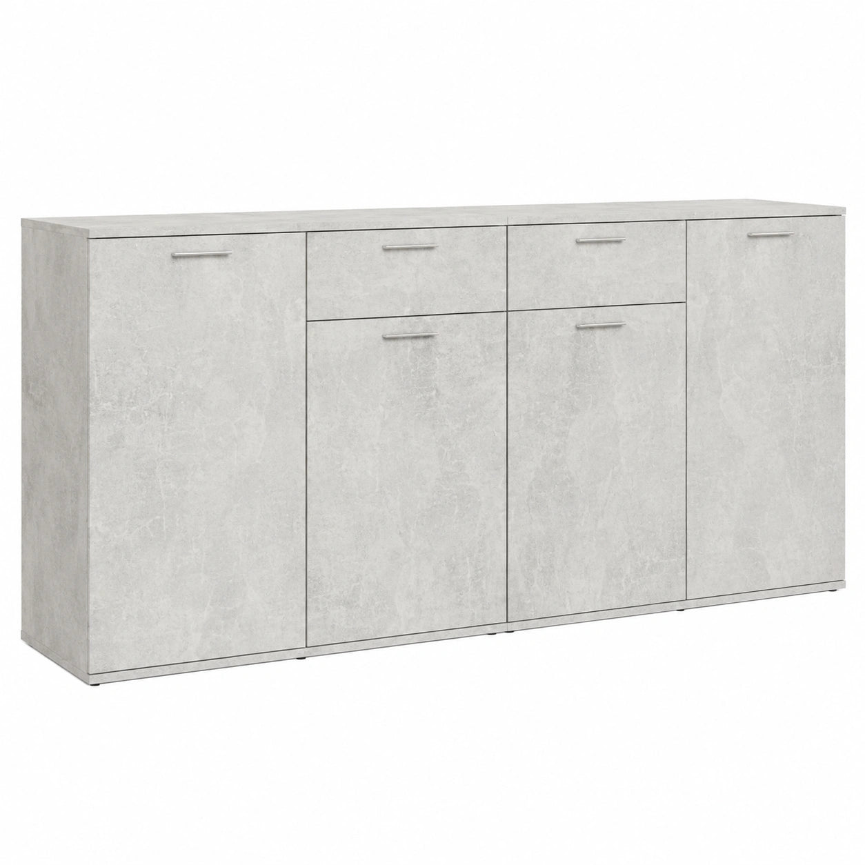 Buffet moderne en bois d'ingénierie gris