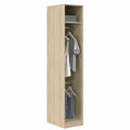 Armoire multifonction en chêne avec étagères, 30x50x200 cm