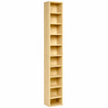 Étagère de Rangement pour CD et DVD avec 12 Compartiments