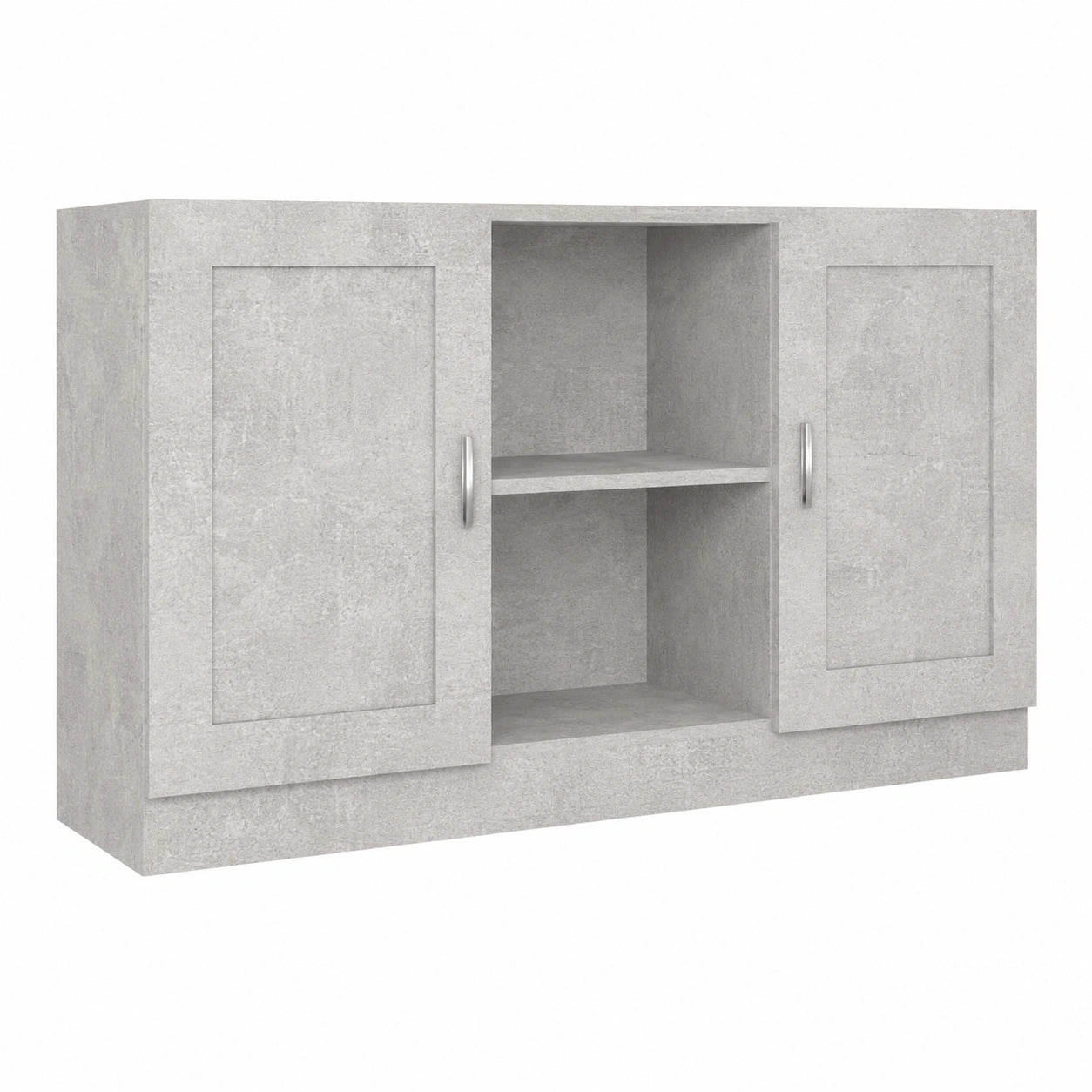 Buffet avec Compartiments en Bois d'Ingénierie Gris Béton