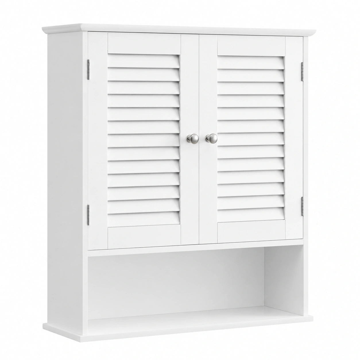 Armoire Murale de Salle de Bains avec Étagères Réglables