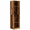 Armoire en bois d'ingénierie chêne 50 x 50 x 200 cm Étagère multifonction