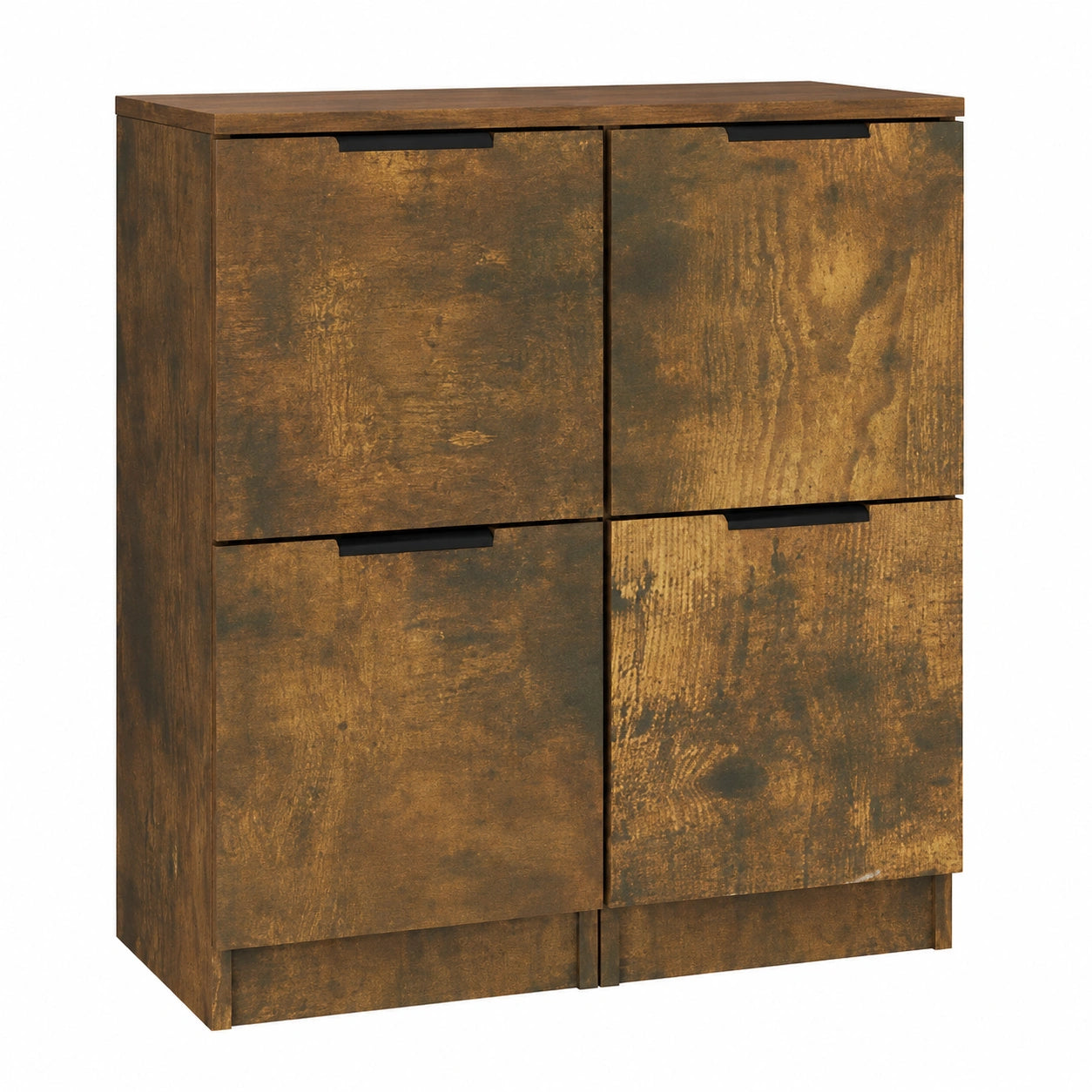 Buffet multifonction en chêne fumé avec grand espace de rangement