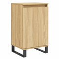 Buffet avec espace de rangement ample - Armoire multifonction chambre et salon - Chêne Sonoma