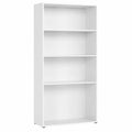 Étagère à 6 Niveaux Ouverte pour Salon ou Bureau, Blanc, 60x180x23,5 cm