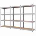 Étagères modulables pour charges lourdes 960 kg, 4 niveaux, 12 plateaux, 210 x 150 cm