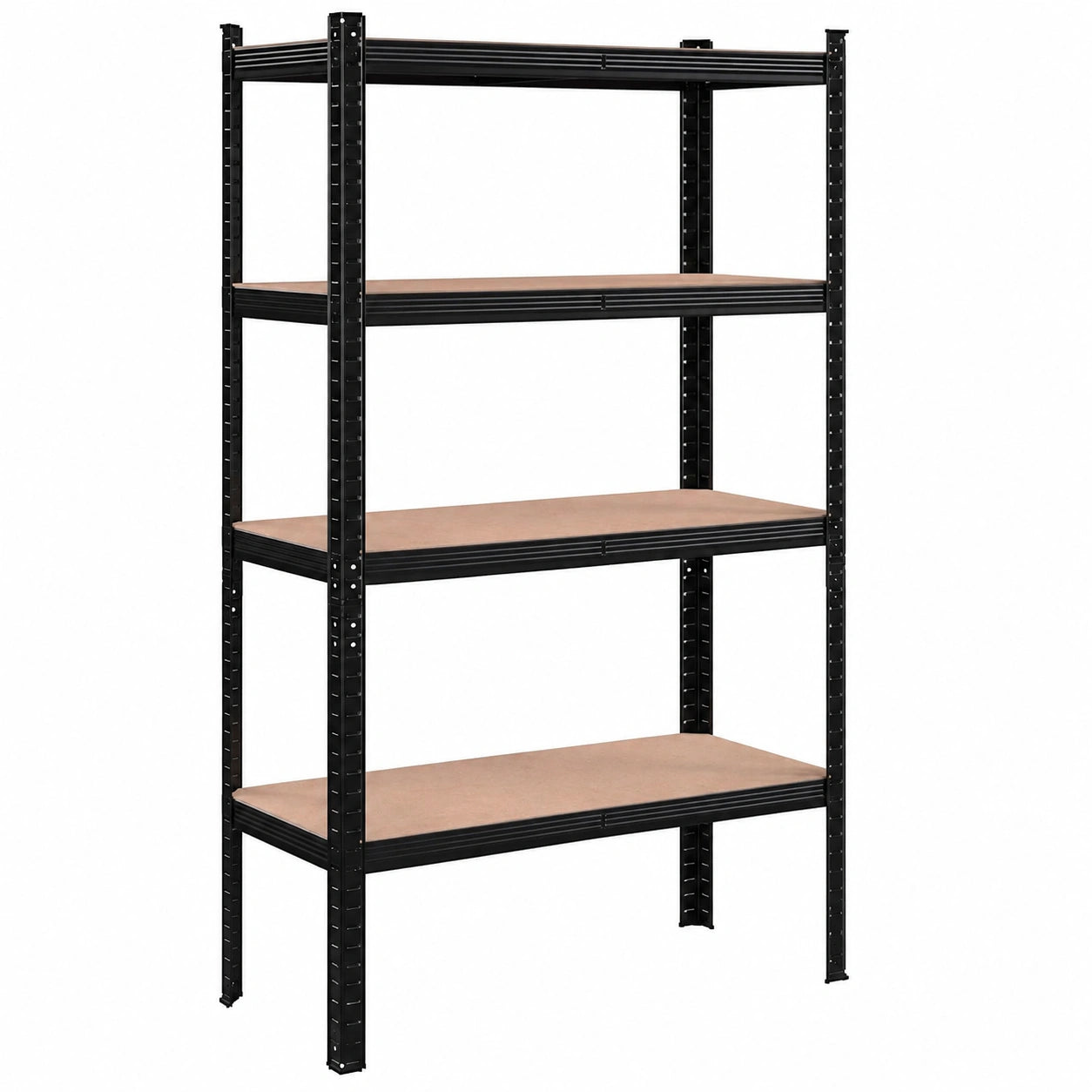 Étagère de Rangement à 5 Niveaux, 40 x 90 x 180 cm, Capacité 875 kg, Planches Réglables, Style Industriel, Noir