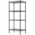 Étagère de Rangement à 5 Niveaux, Charge Lourde 250KG, Couches Réglables, Pieds Ajustables, 44x29x130cm, pour Maison/Bureau