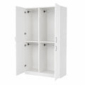 Rails télescopiques ajustables pour armoire, 58-100 cm, 4 pièces, argentées