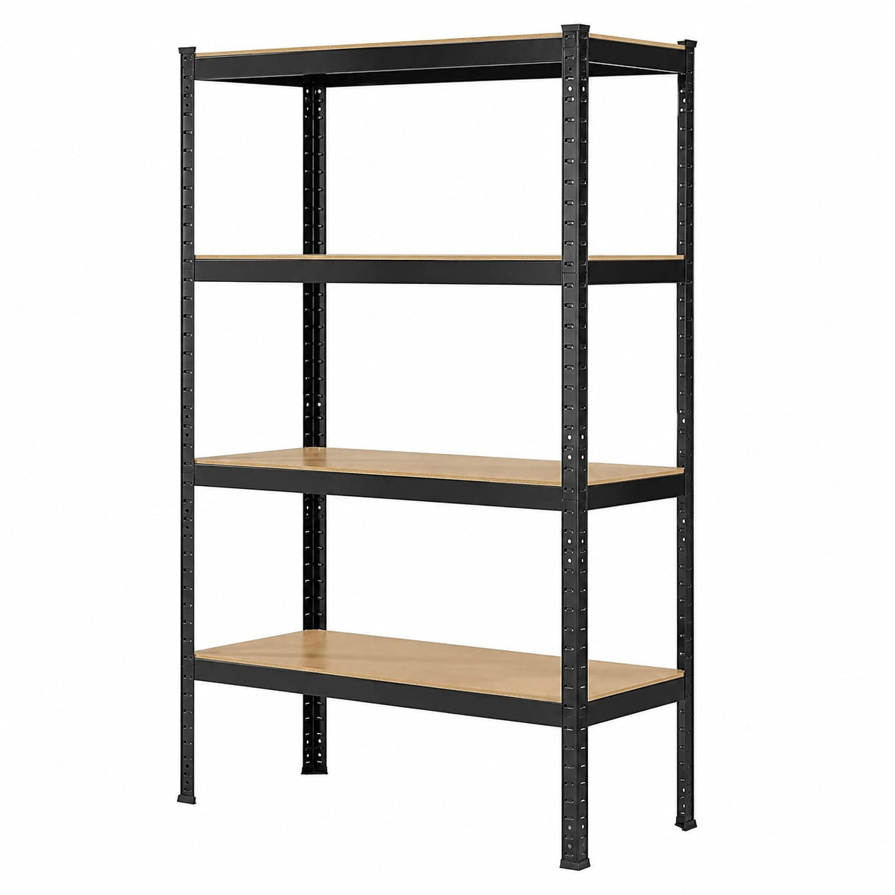 Étagère métallique 5 niveaux 180x90x45 cm capacité 1325kg avec planches MDF