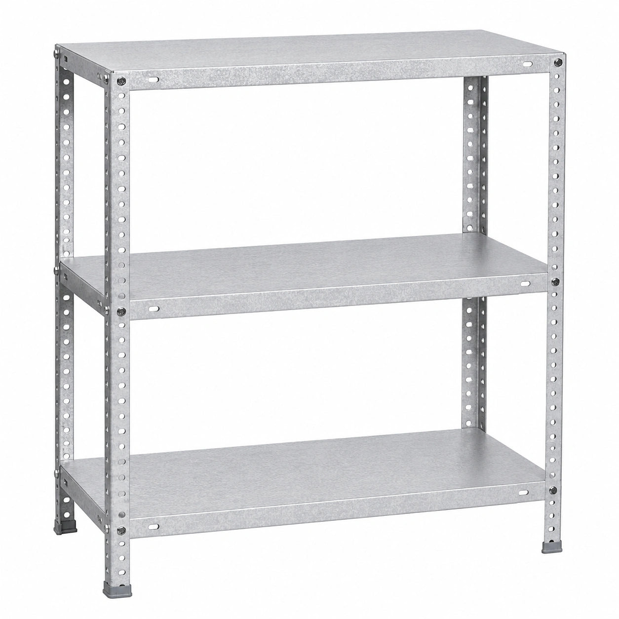 Étagère de rangement en métal à 3 niveaux, capacité 100 kg, dimensions 900x900x400 mm, couleur grise