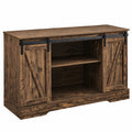 Buffet avec Porte Coulissante et Étagères Réglables pour Intérieur - Grande Capacité 120x40x70cm