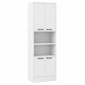 Buffet de Cuisine Haut avec Rangement Polyvalent et Sécurité