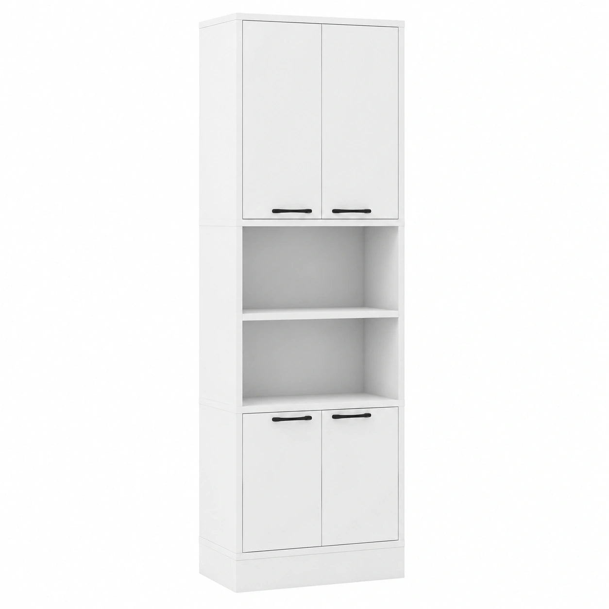 Buffet de Cuisine Haut avec Rangement Polyvalent et Sécurité