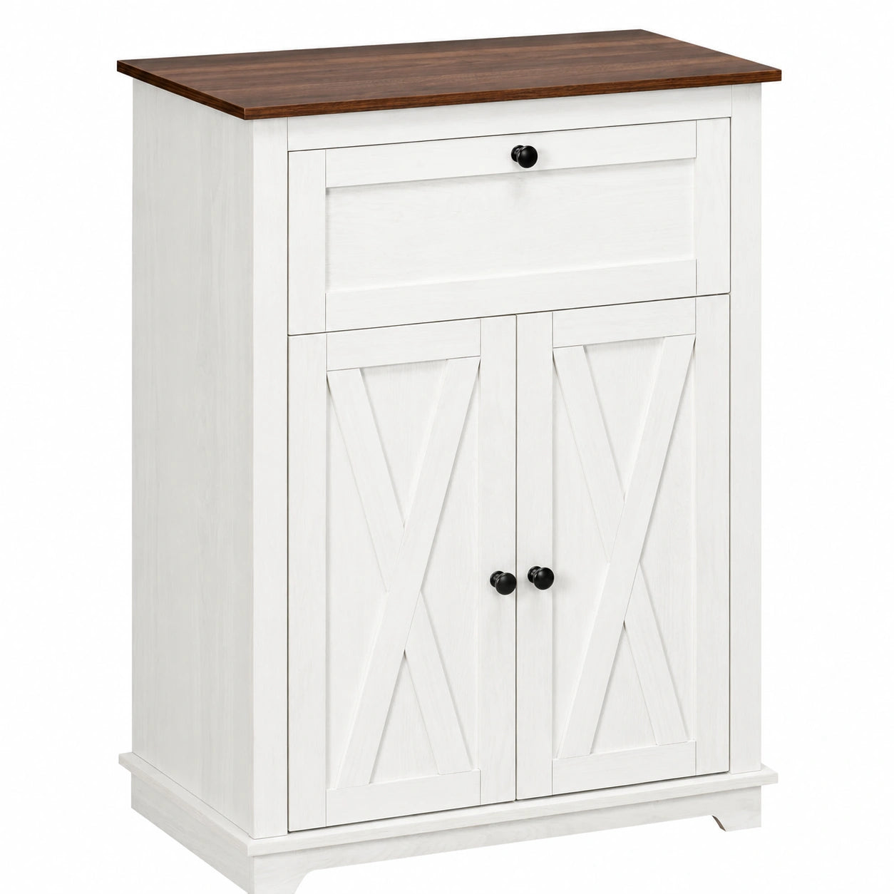 Buffet de Cuisine avec Rangement et Étagère Réglable