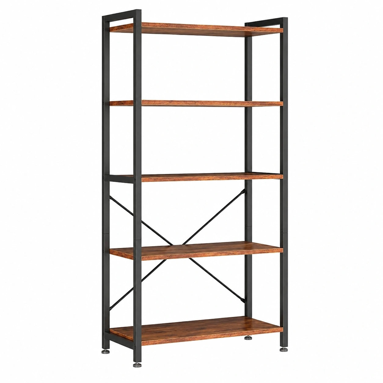 Étagère à 6 niveaux avec rangements multifonctionnels pour bureau, salon et chambre